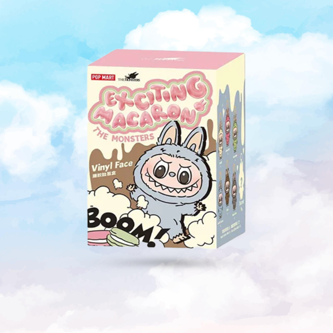 Pop Mart Labubu The Monsters Exciting Macaron Vinyl Face