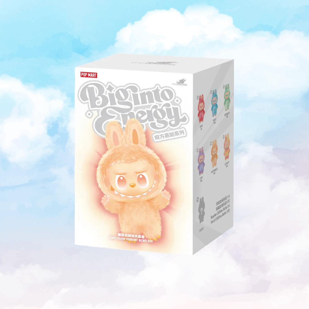 Pop Mart Labubu The Monsters Big Into Energy Series Vinyl Plush Pendant Single Blind Box