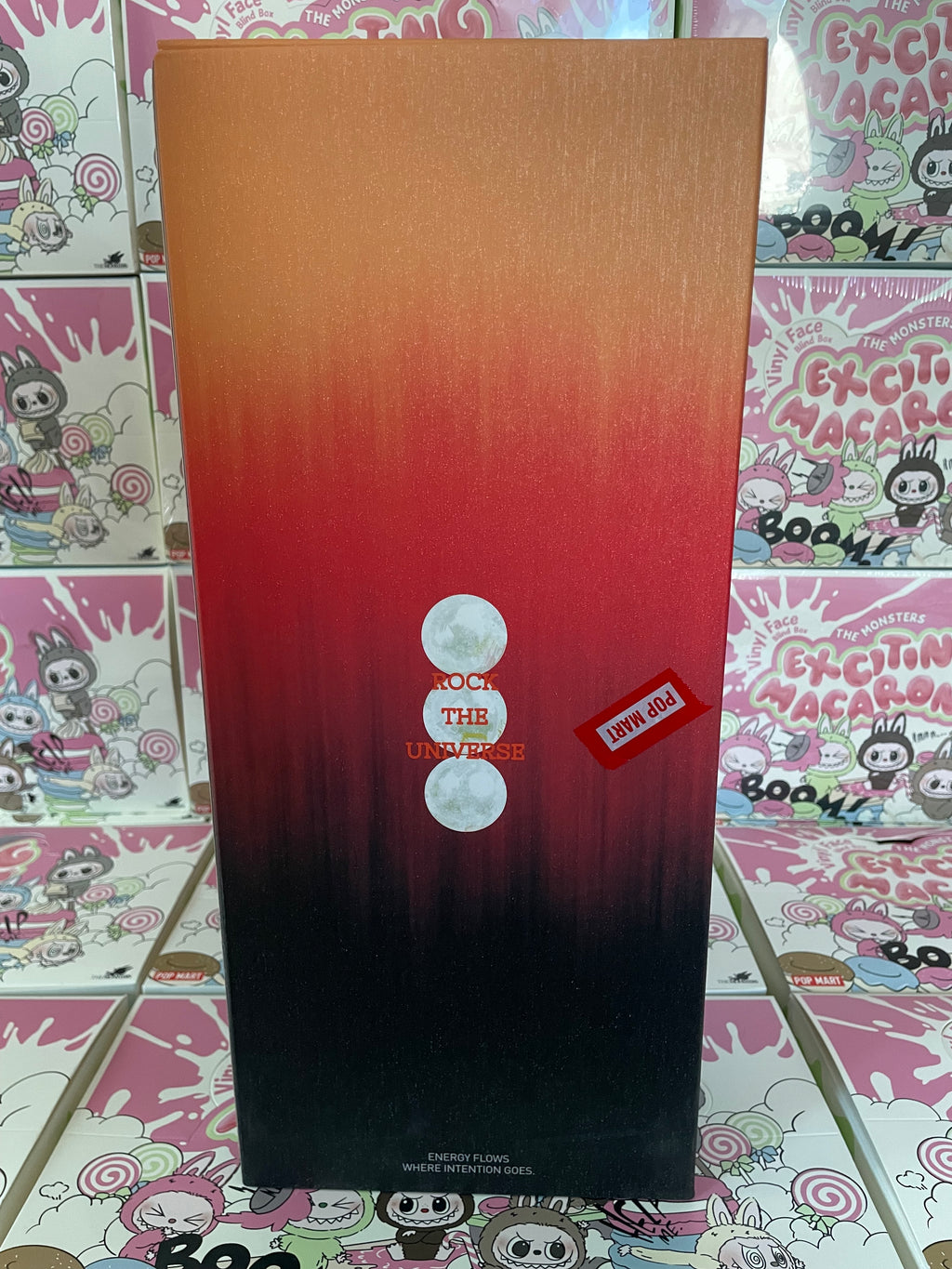 Pop Mart Labubu The Monsters Big into Energy Series Rock The Universe Vinyl Plush Doll