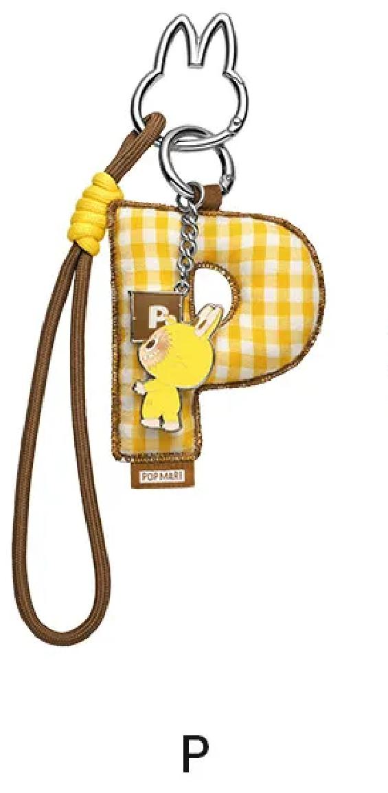 Pop Mart Labubu The Monsters Pin for Love Buchstabenanhänger (N-Z)