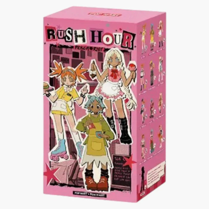 Pop Mart Peach Riot Rush Hour Series Figures Single Blind Box