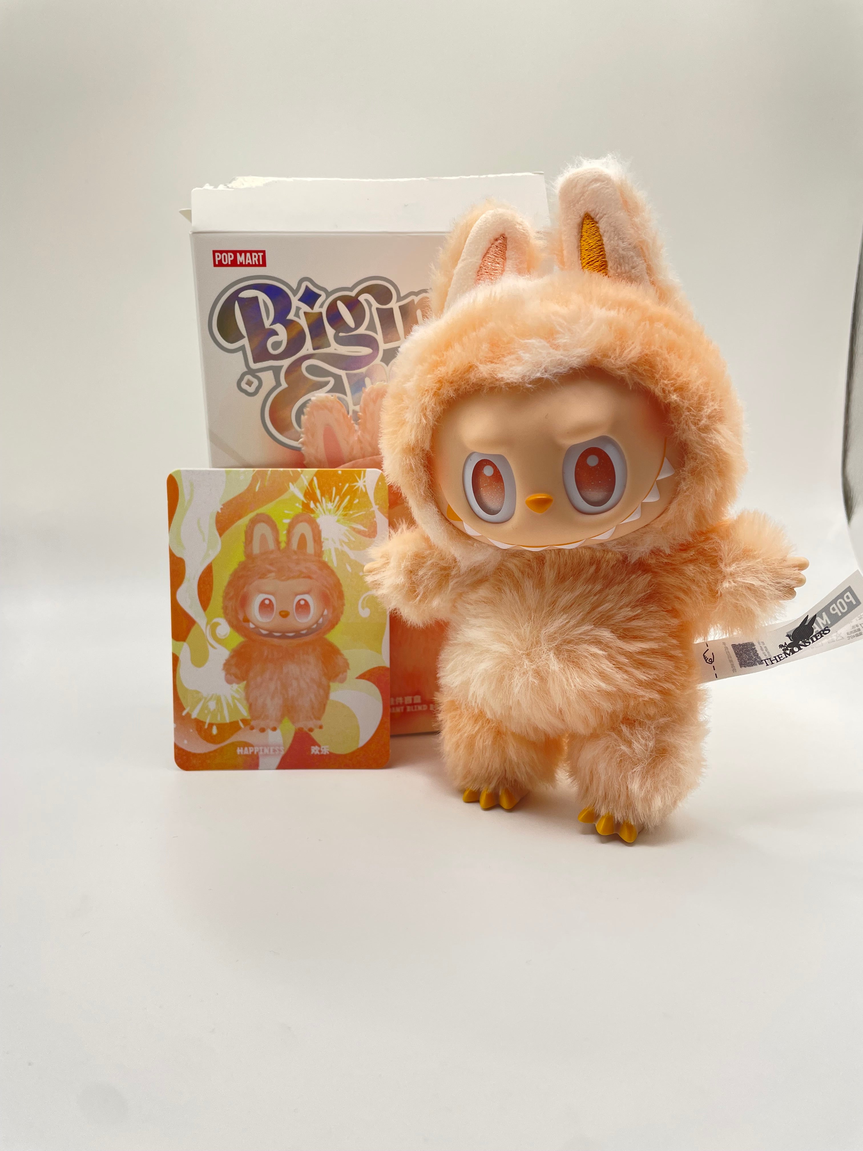 Pop Mart Labubu The Monsters Big Into Energy Series Vinyl Plush Pendant Single Blind Box