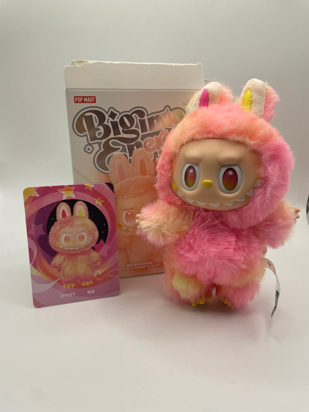 Pop Mart Labubu The Monsters Big Into Energy Series Vinyl Plush Pendant Single Blind Box