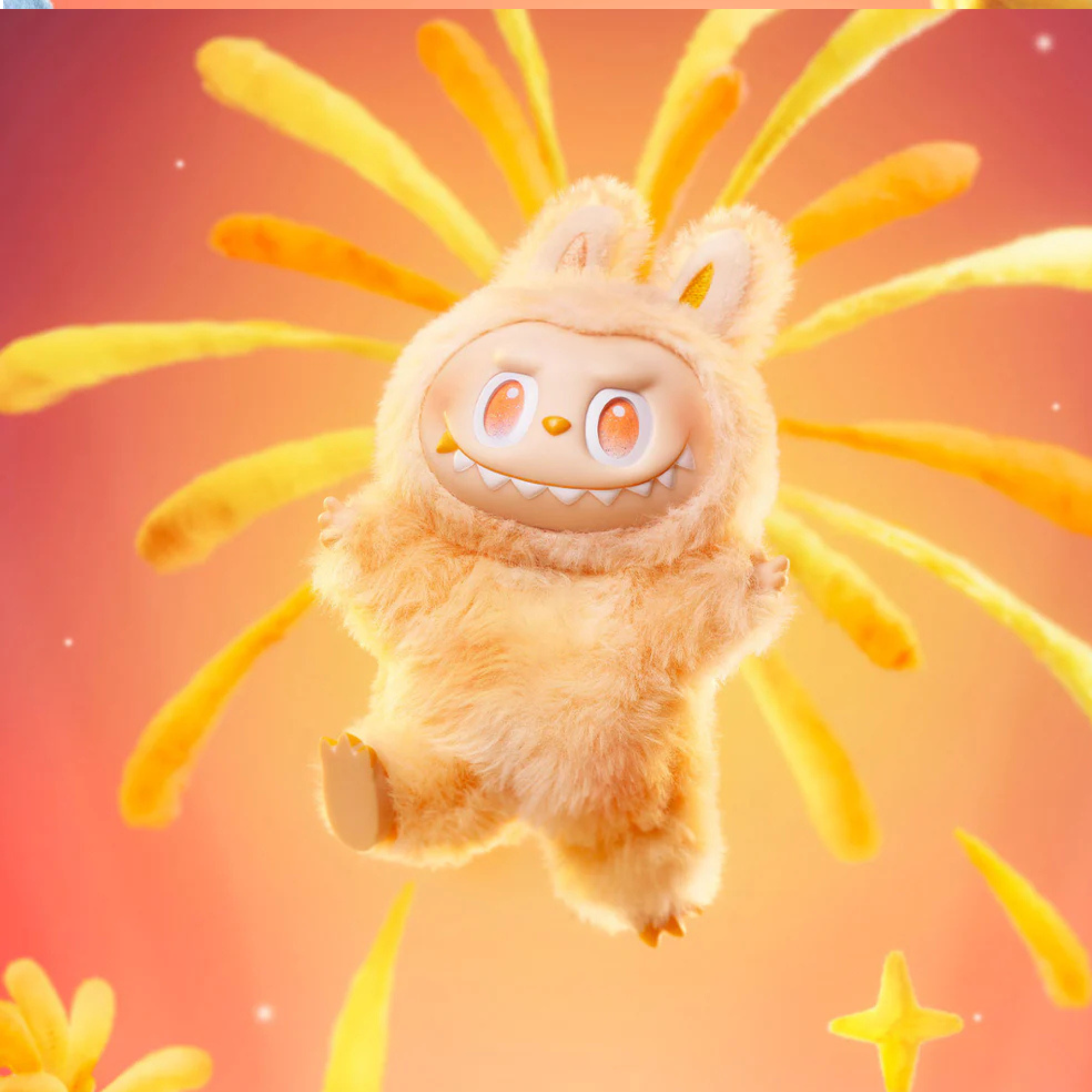 Pop Mart Labubu The Monsters Big Into Energy Series Vinyl Plush Pendant Single Blind Box