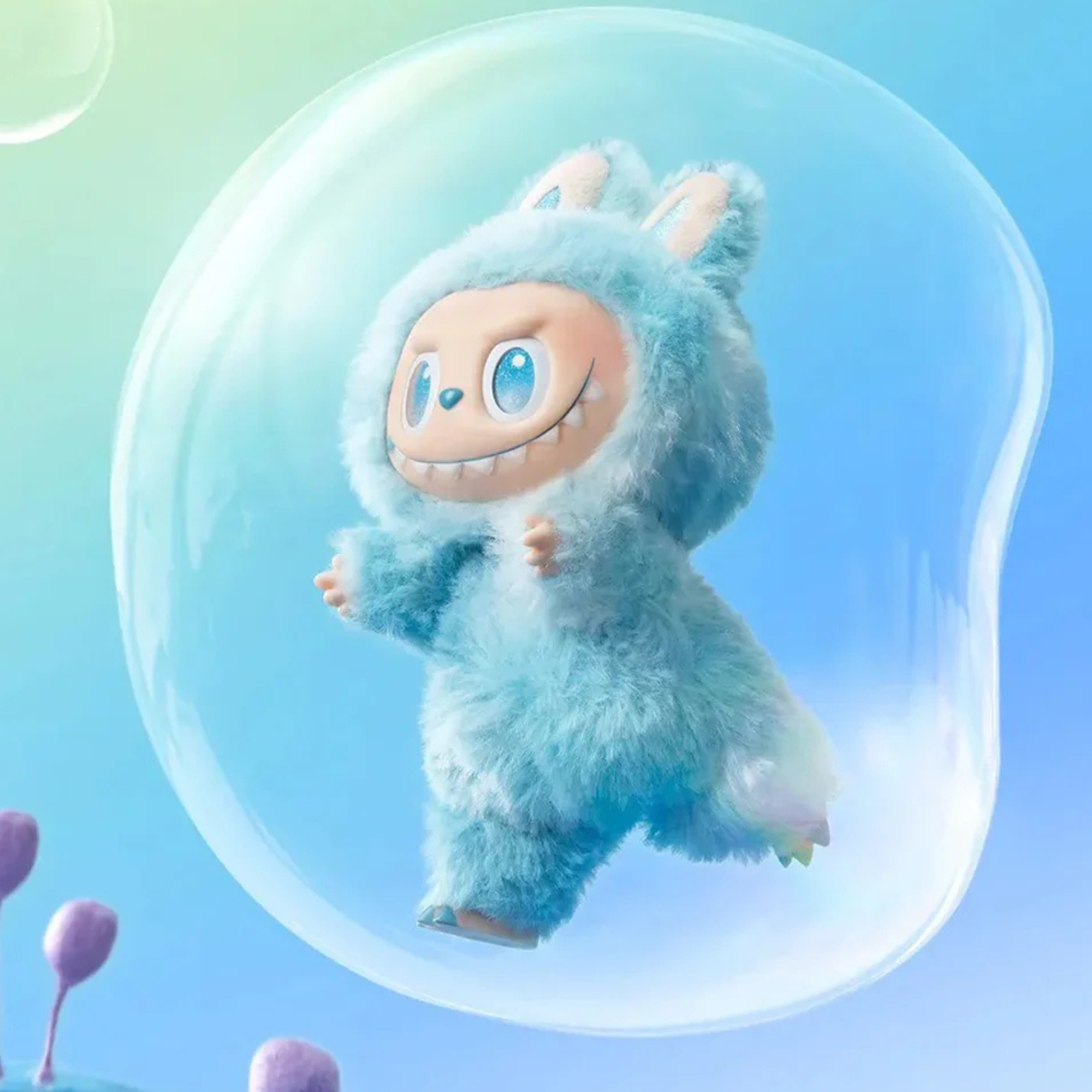 Pop Mart Labubu The Monsters Big Into Energy Series Vinyl Plush Pendant Single Blind Box