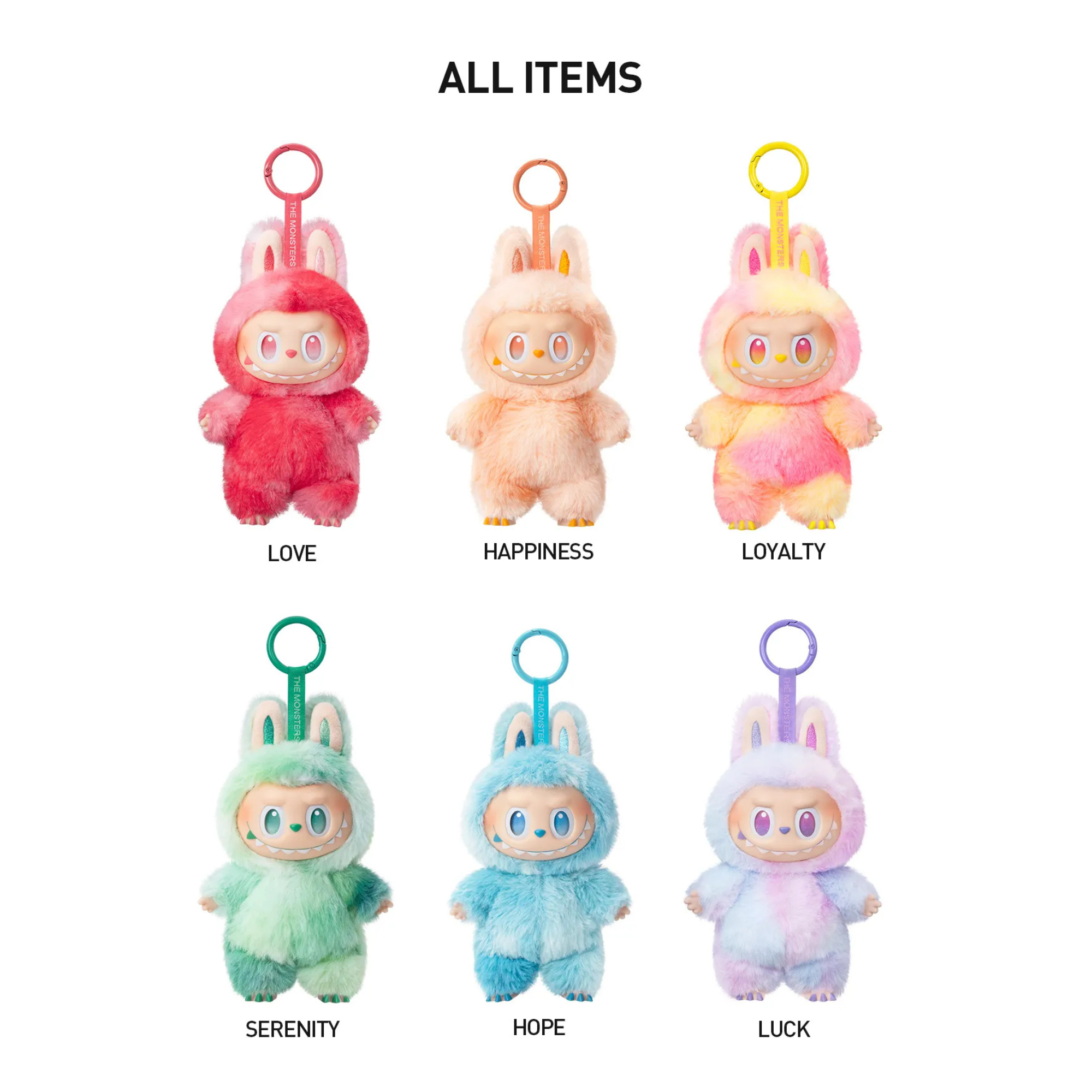 Pop Mart Labubu The Monsters Big Into Energy Series Vinyl Plush Pendant Single Blind Box
