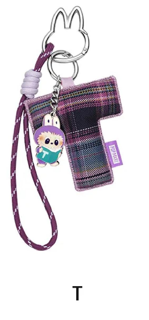 Pop Mart Labubu The Monsters Pin for Love Buchstabenanhänger (N-Z)