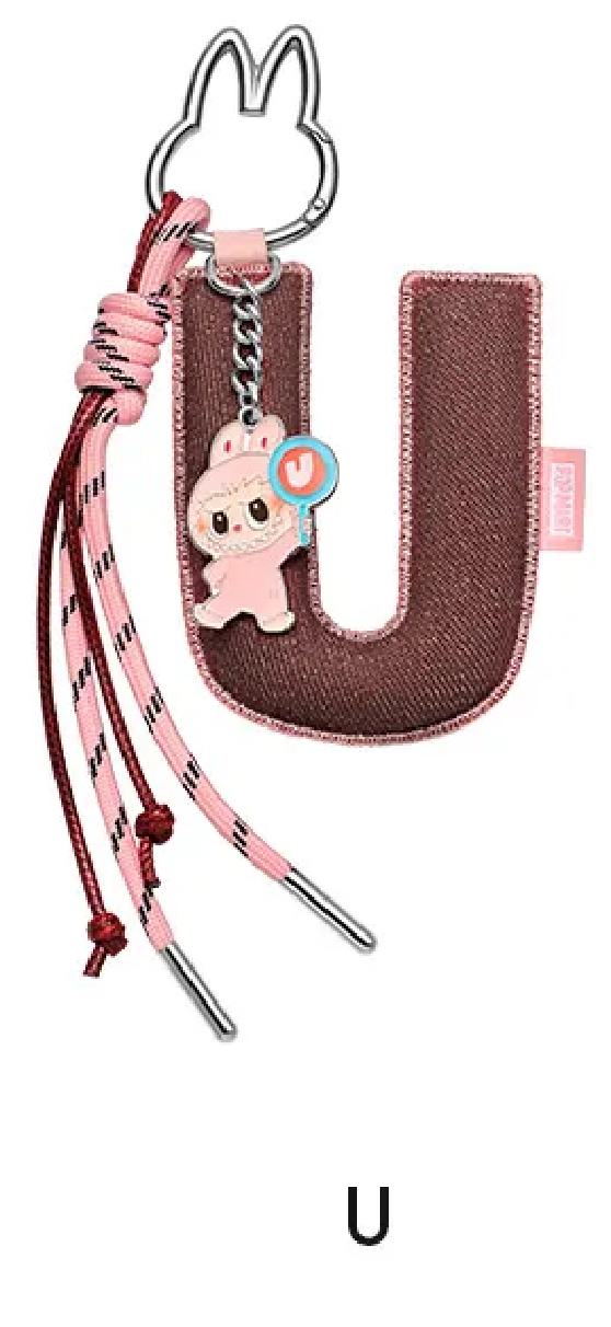 Pop Mart Labubu The Monsters Pin for Love Buchstabenanhänger (N-Z)