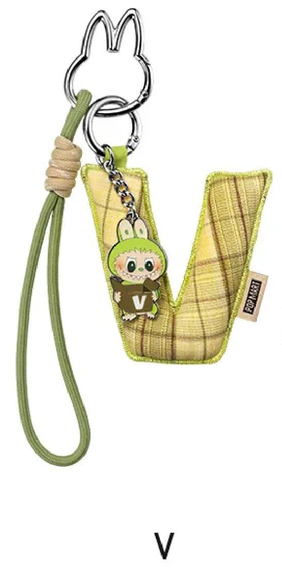 Pop Mart Labubu The Monsters Pin for Love Buchstabenanhänger (N-Z)