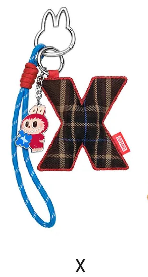 Pop Mart Labubu The Monsters Pin for Love Buchstabenanhänger (N-Z)