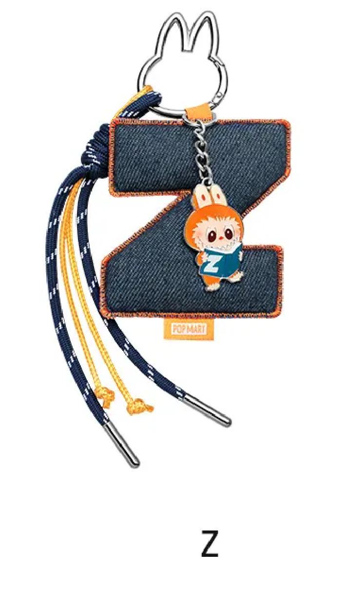 Pop Mart Labubu The Monsters Pin for Love Buchstabenanhänger (N-Z)